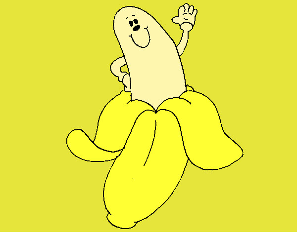 Desenho Banana pintado por BrendaManu