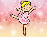 Desenho Bailarina de balé pintado por Monikita