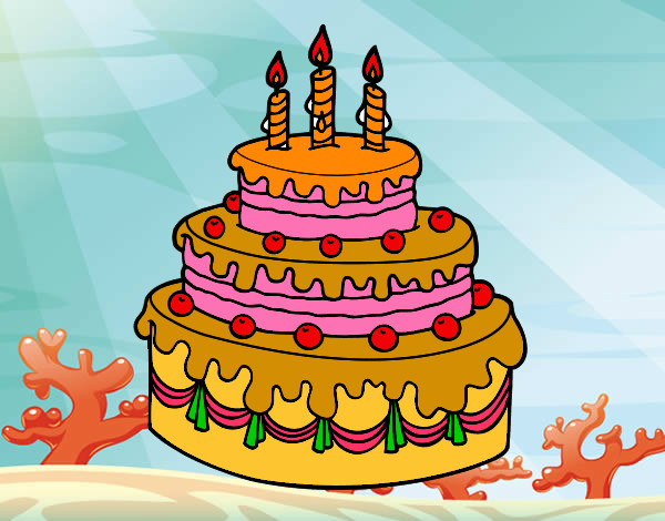 Desenho Torta de Aniversário pintado por daniel23