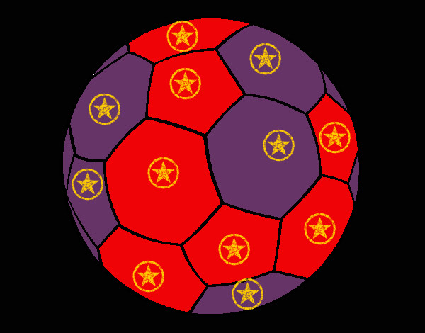 Desenho Bola de futebol II pintado por netan