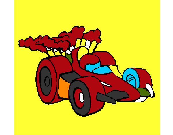 Desenho Carro de Fórmula 1 pintado por adnelson