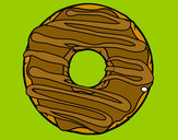 Desenho Donut pintado por Helen2012
