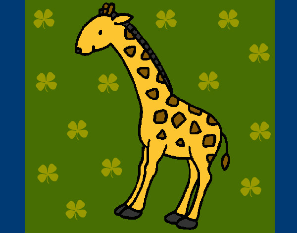 Desenho Girafa 2 pintado por sissapaz
