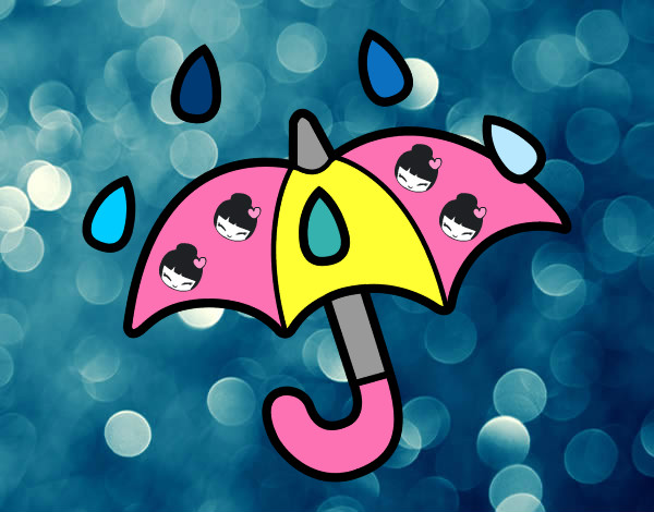 Guarda-chuva aberto