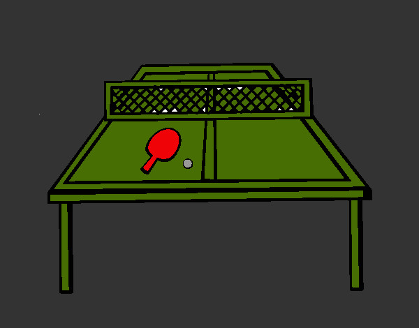 Desenho Tênis de mesa pintado por vinha0854