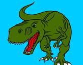 Desenho Tiranossaurus Rex aborrecido pintado por Atchonga