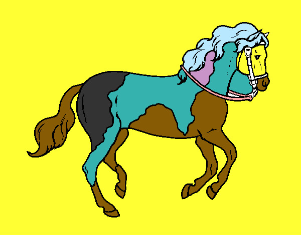 Desenho Cavalo 5 pintado por damyellen