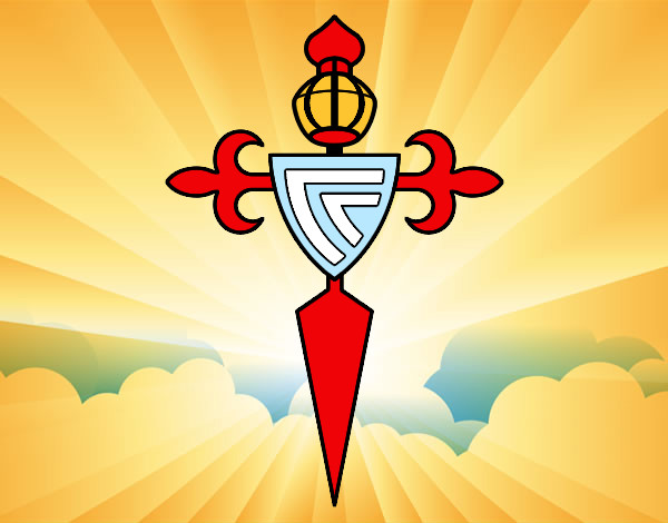 Desenho Emblema do Real Club Celta de Vigo pintado por Luisao