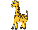 Desenho Girafa 4 pintado por ReiDavi