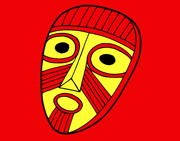 Desenho Máscara de surpresa pintado por andreiairf