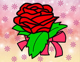 Desenho Rosa, flor pintado por fabyola