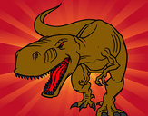 Desenho Tiranossaurus Rex aborrecido pintado por csada