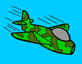 Desenho Avião da camuflagem pintado por gustavo137