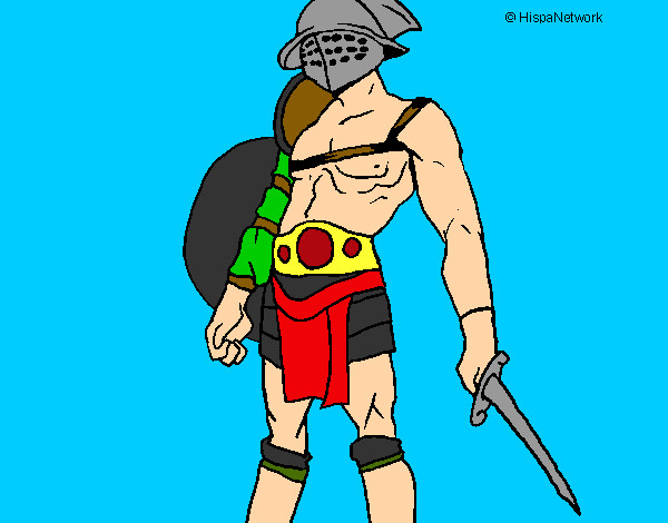 Desenho Gladiador pintado por Gabriel444
