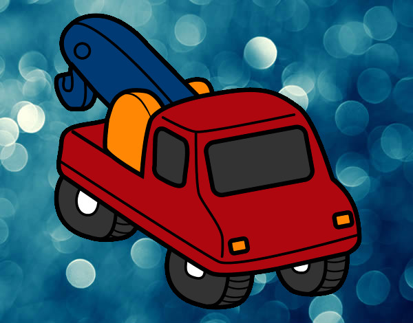Desenho de Guindaste veículo para Colorir - Colorir.com