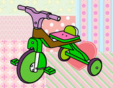 Desenho Triciclo infante pintado por eucileine