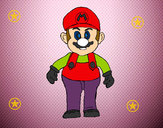Desenho Mario pintado por brunastobe