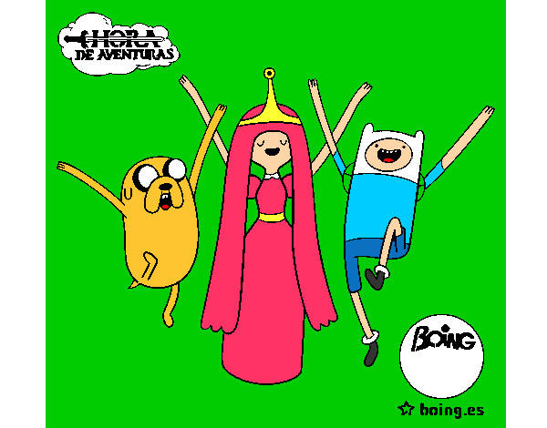 Jake, Princesa Bubblegum e Finn
