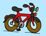 Desenho Bicicleta com buzina pintado por Leidiana
