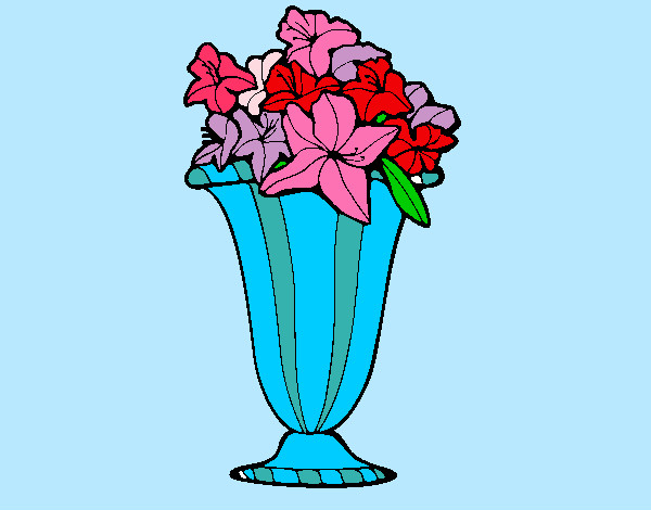 Desenho Jarro de flores 2a pintado por dairiny