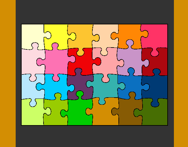 puzzle colorido