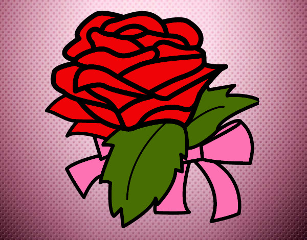 Desenho Rosa, flor pintado por dairiny