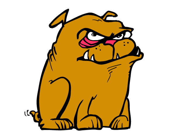Desenho Cão com raiva pintado por REXY