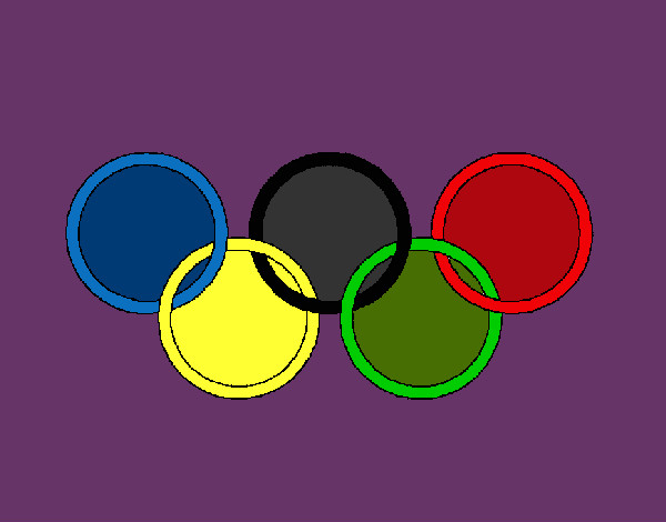 Desenho Argolas dos jogos olimpícos pintado por isakkk