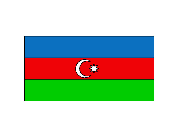 bandeira do azerbeijão