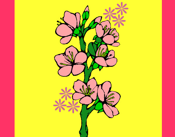 Desenho Flores de campo pintado por Miudinha