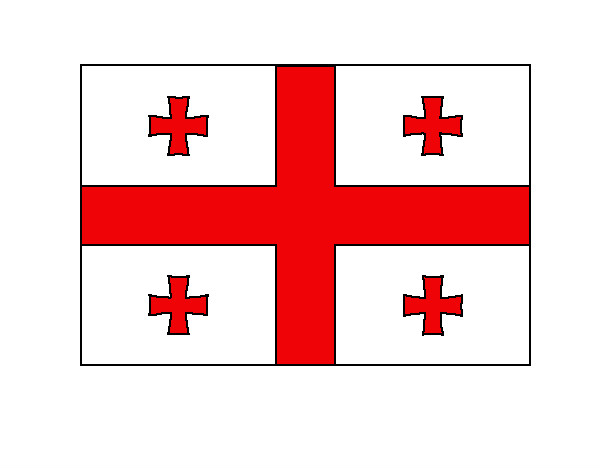 bandeira da geórgia