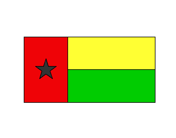 Para Imprimir] Bandeira do Senegal para Colorir (preto e branco)!