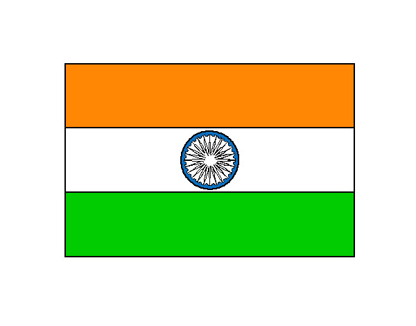 bandeira da índia