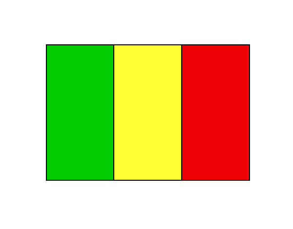 bandeira de mali