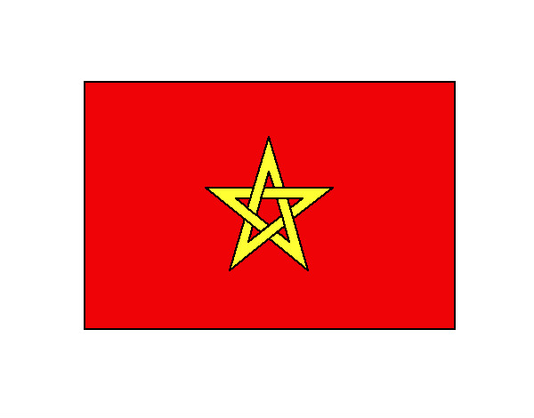bandeira do marrocos