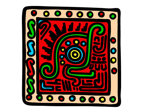 Desenho Símbolo Maia pintado por lhenrique3