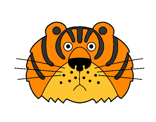 Desenho Tigre III pintado por Pedroca