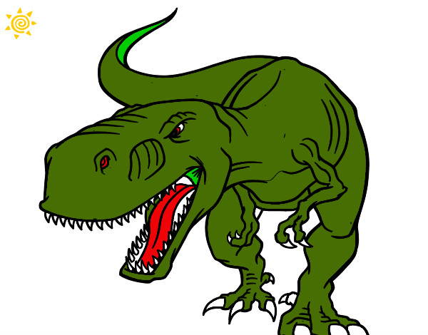 Desenho Tiranossaurus Rex aborrecido pintado por Ana10
