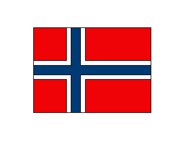 Desenho Noruega pintado por vito