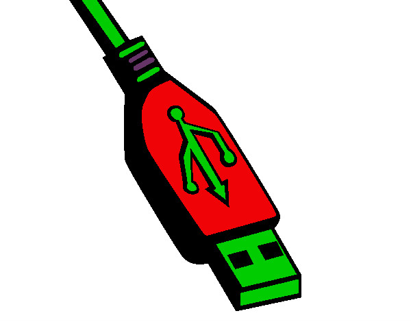 Desenho USB pintado por tatafofa