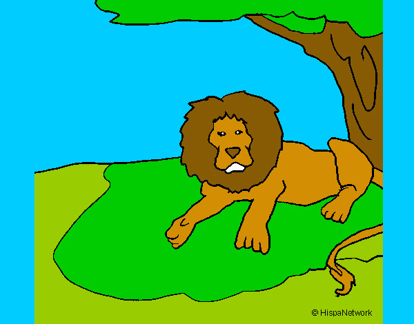 Desenho O Rei Leão pintado por Julia_Otsu