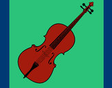 Desenho Violino pintado por Nelson132
