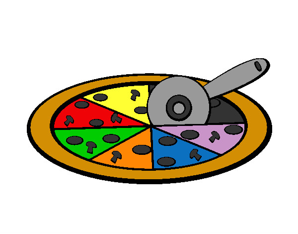 Desenho Pizza pintado por mibsisabel