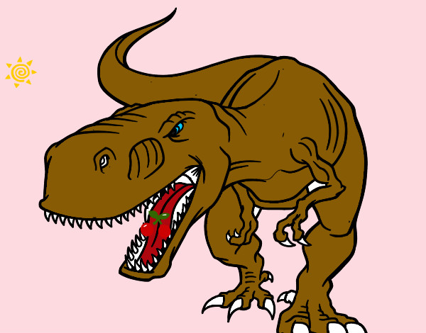 Desenho Tiranossaurus Rex aborrecido pintado por ricardoa