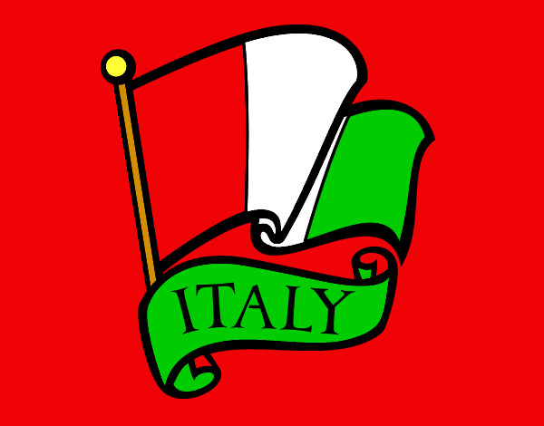 Desenho Bandeira da Itália pintado por Scott