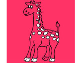 Desenho Girafa 4 pintado por diogom