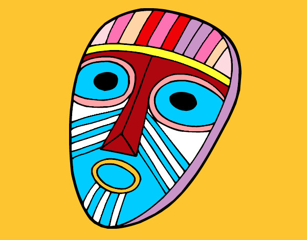 Desenho Máscara de surpresa pintado por Scott