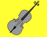 Desenho Violino pintado por Scott
