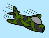Desenho Avião da camuflagem pintado por Nayaara