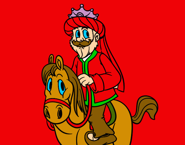 Gaspar a cavalo